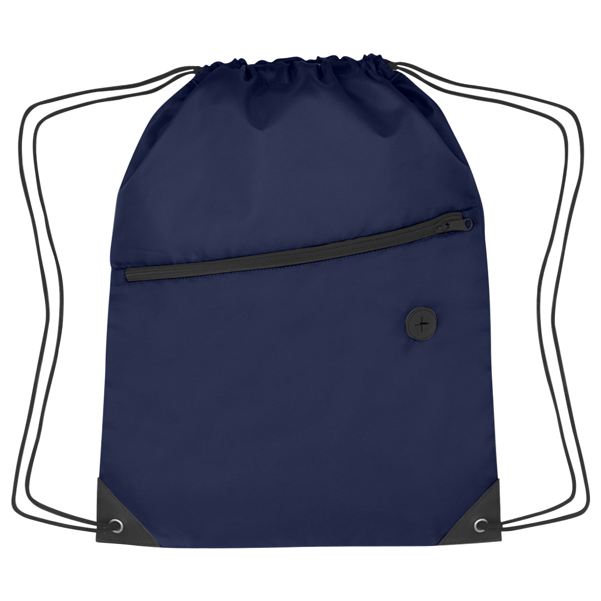 Sports Pack with Zipper - Navy Blue