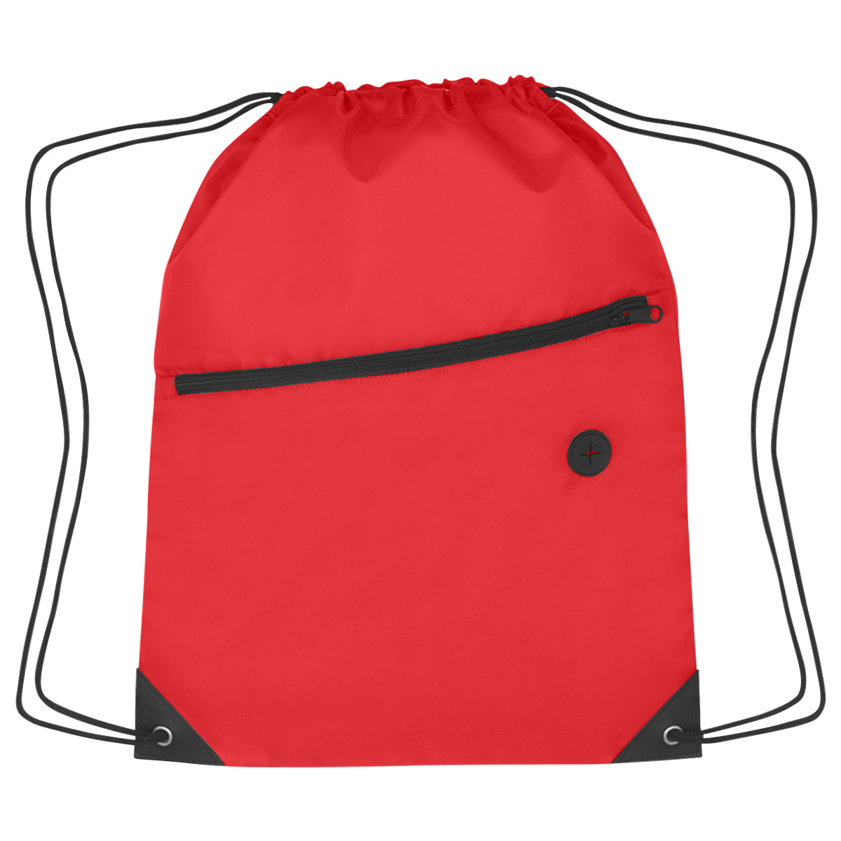 Sports Pack with Zipper - Recycled Red