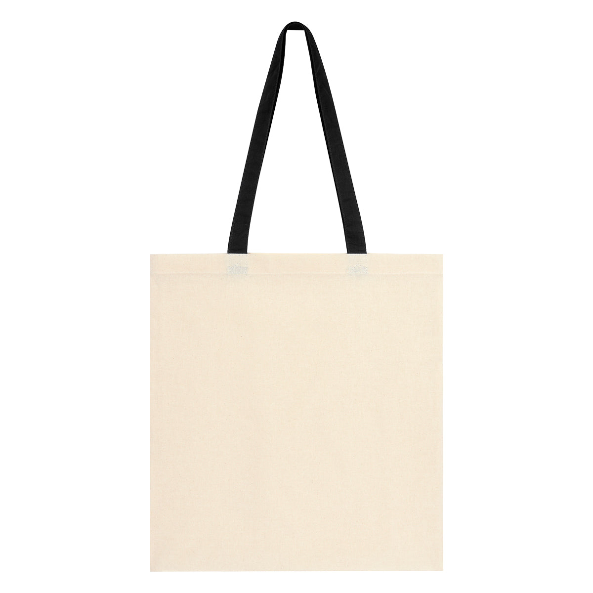 Penny Wise Cotton Canvas Tote Bag - Natural With Black