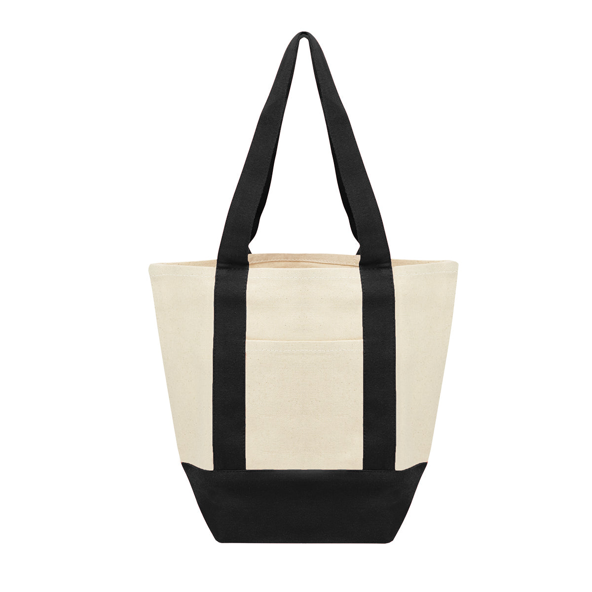 Small Starboard Recycled Cotton Canvas Tote - Natural With Black
