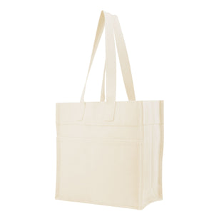 Aware™ 4 Oz. Recycled Cotton Tote Bag - Natural