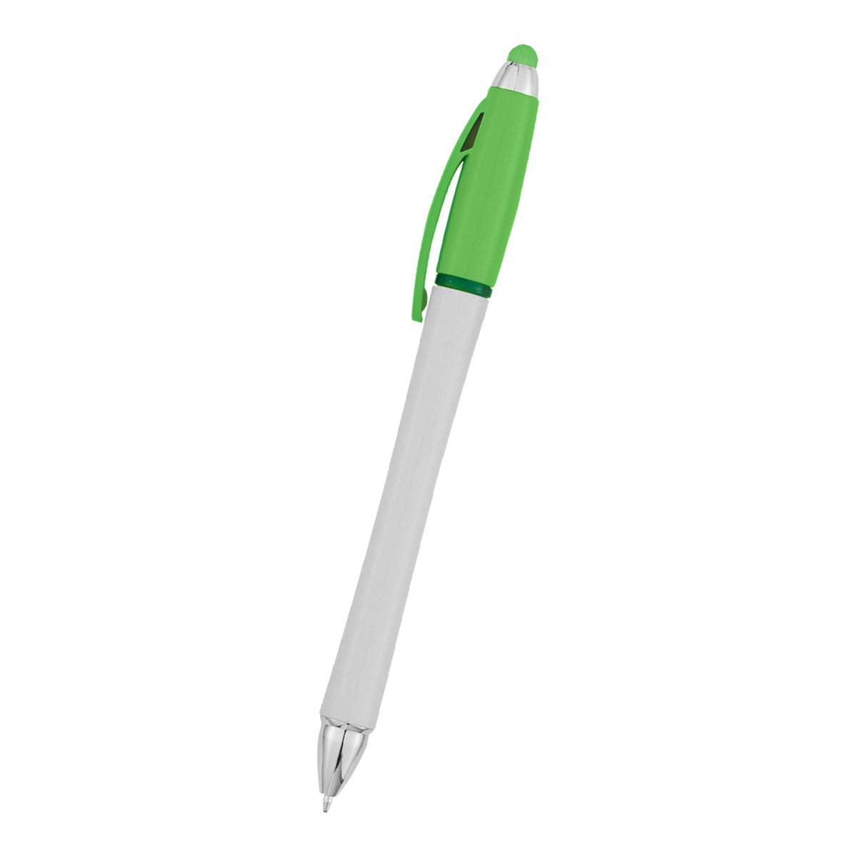 Harmony Stylus Pen With Highlighter - White With Green