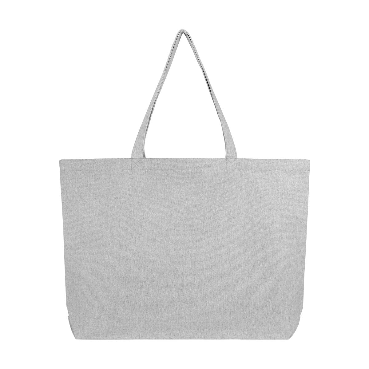 Aware™ 9 Oz. Recycled Cotton Shopper Tote Bag - Gray