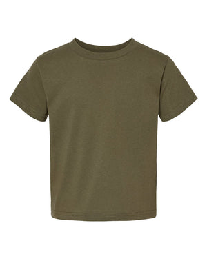 Rabbit Skins Toddler Cotton Jersey T-Shirt - Military Green