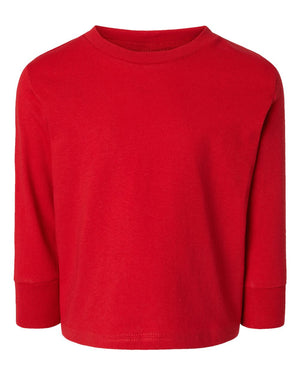 Rabbit Skins Toddler Long-Sleeve T-Shirt - Red