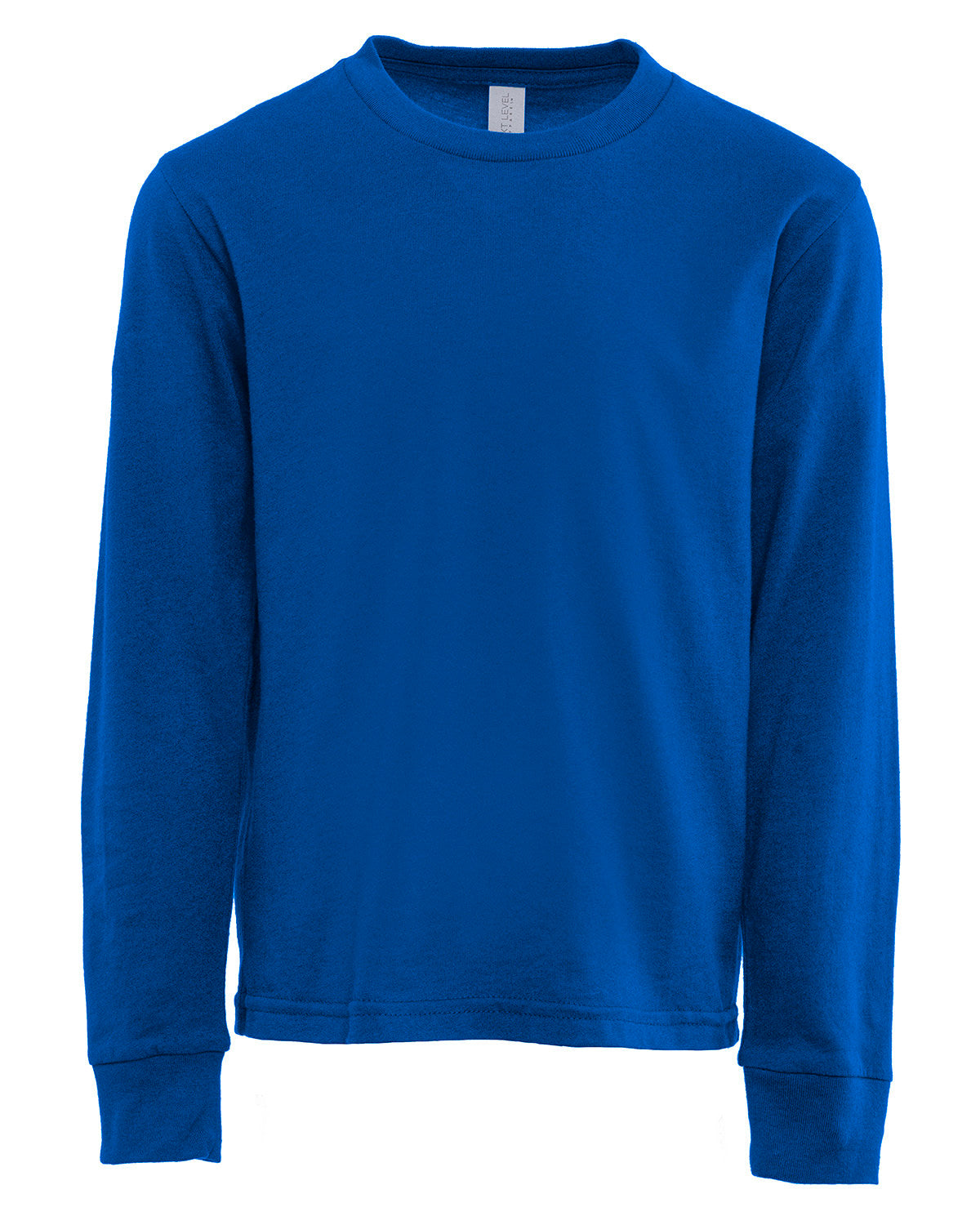 Next Level Apparel Youth Cotton Long Sleeve T-Shirt - Royal