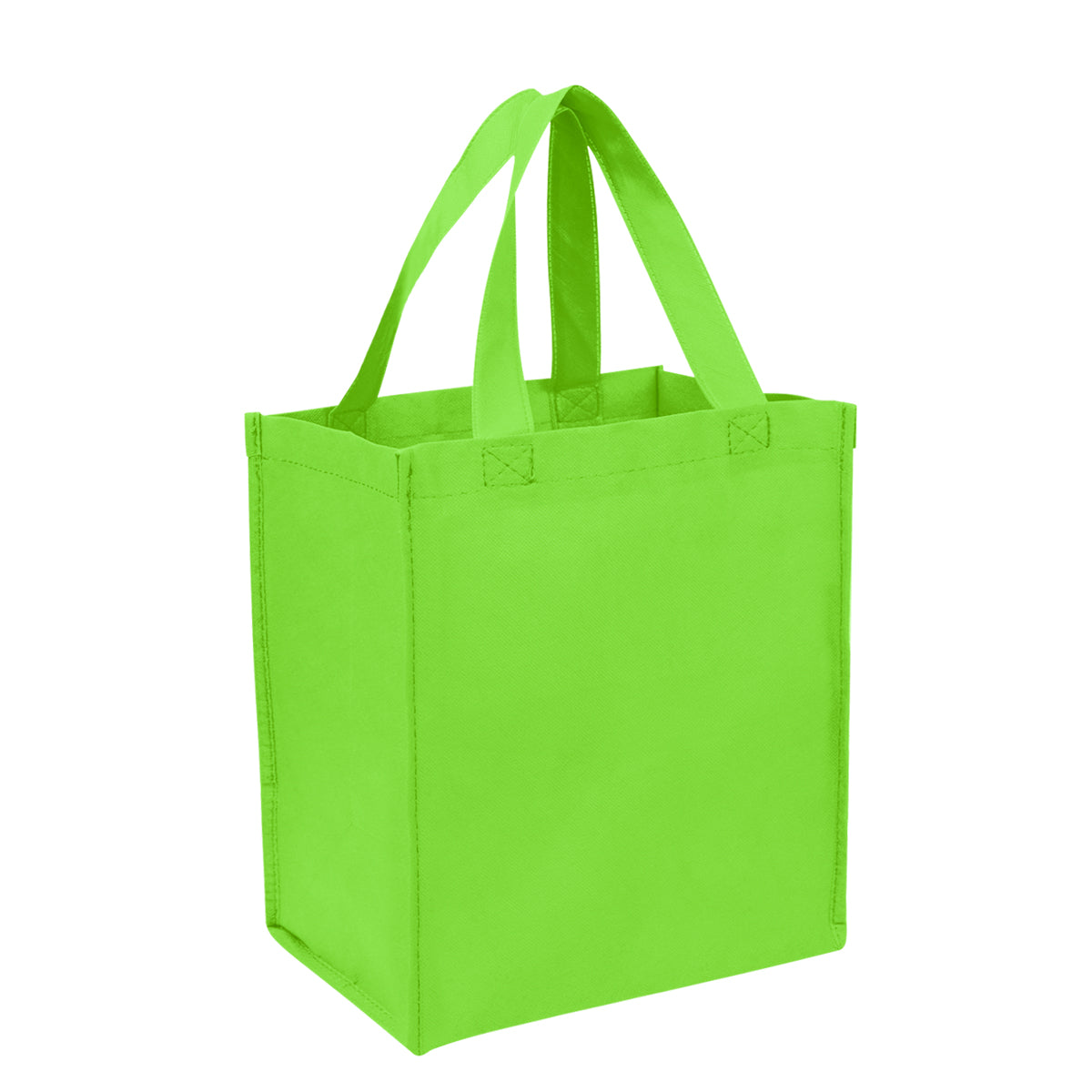 Non-Woven Shopping Tote Bag - Lime
