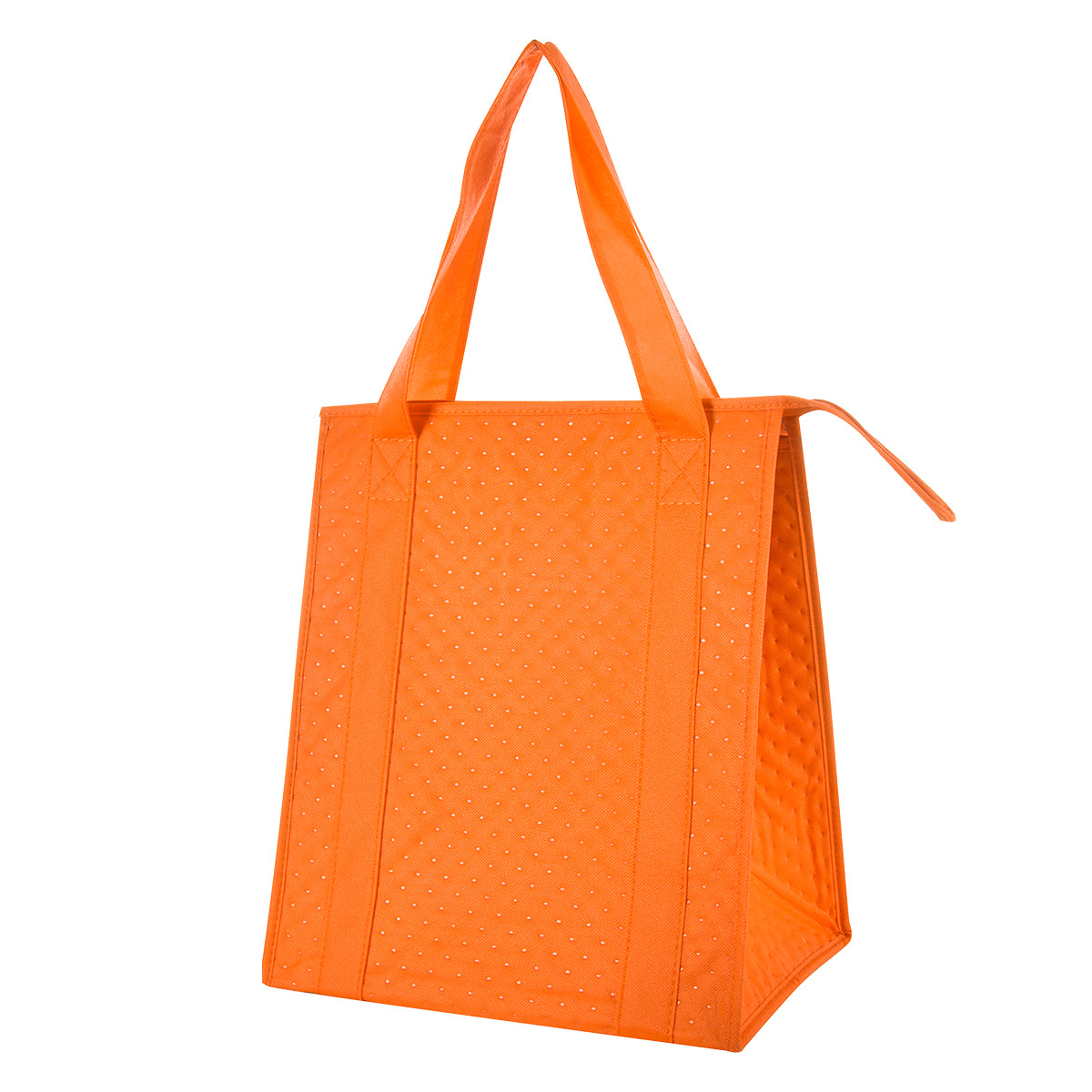 Dimples Non-Woven Cooler Tote Bag - Orange