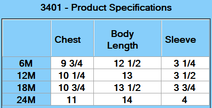 Rabbit Skins Infant Cotton Jersey Tee - Specs