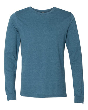 BELLA + CANVAS Unisex CVC Jersey Long-Sleeve T-Shirt - Heather Deep Teal