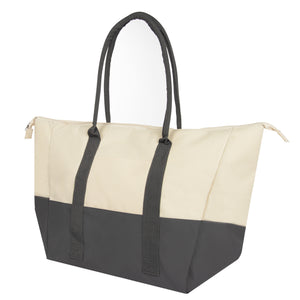 Big Chill Cooler Tote Bag - Natural With Gray
