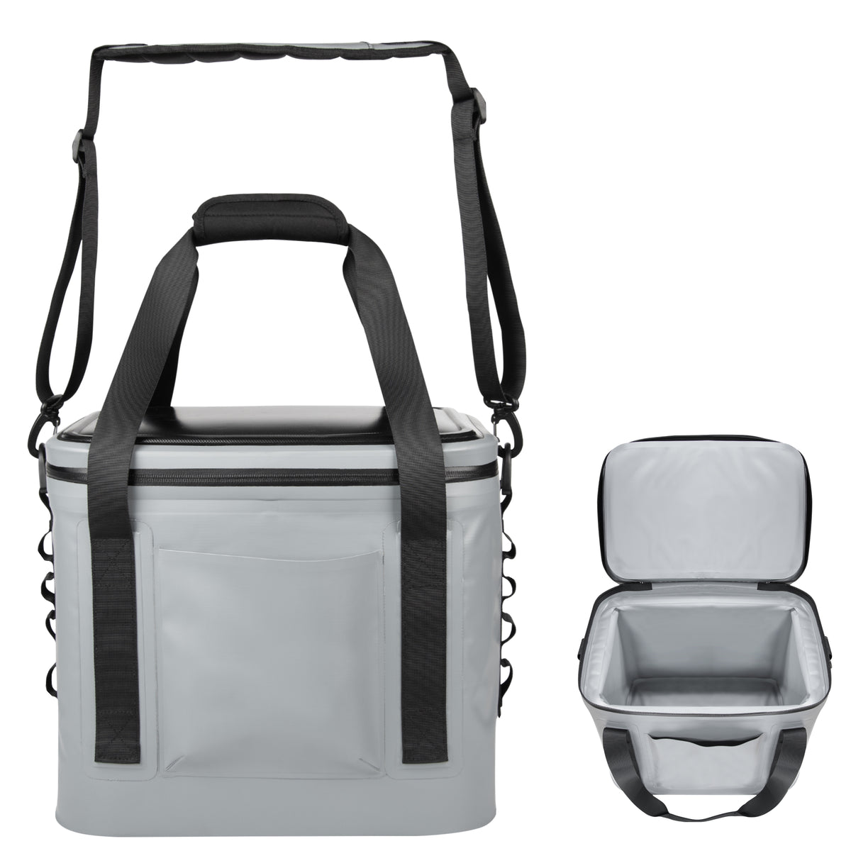 Intrepid Water Resistant 18-Can Cooler Bag - Gray