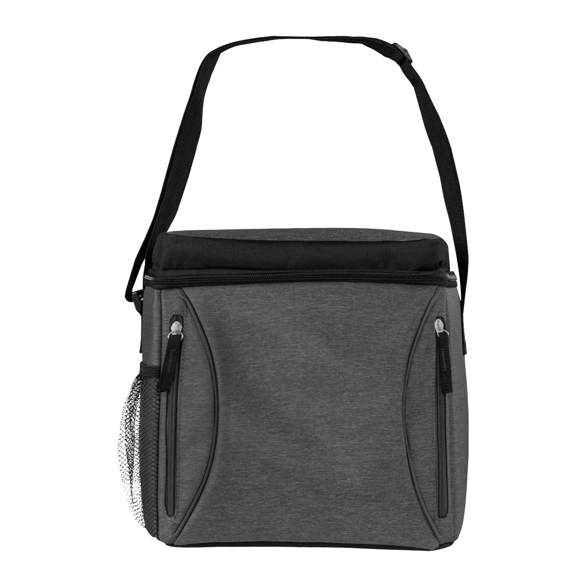 Haute Heathered 16-Can Cooler - Black With Gray