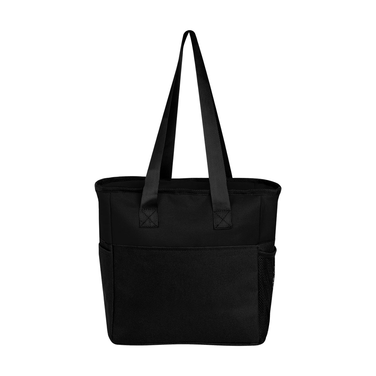 rPET Sydney 12 Can Cooler Tote Bag - Black With Black