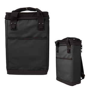 SUMMIT 24 CAN COOLER BACKPACK - Black With Black