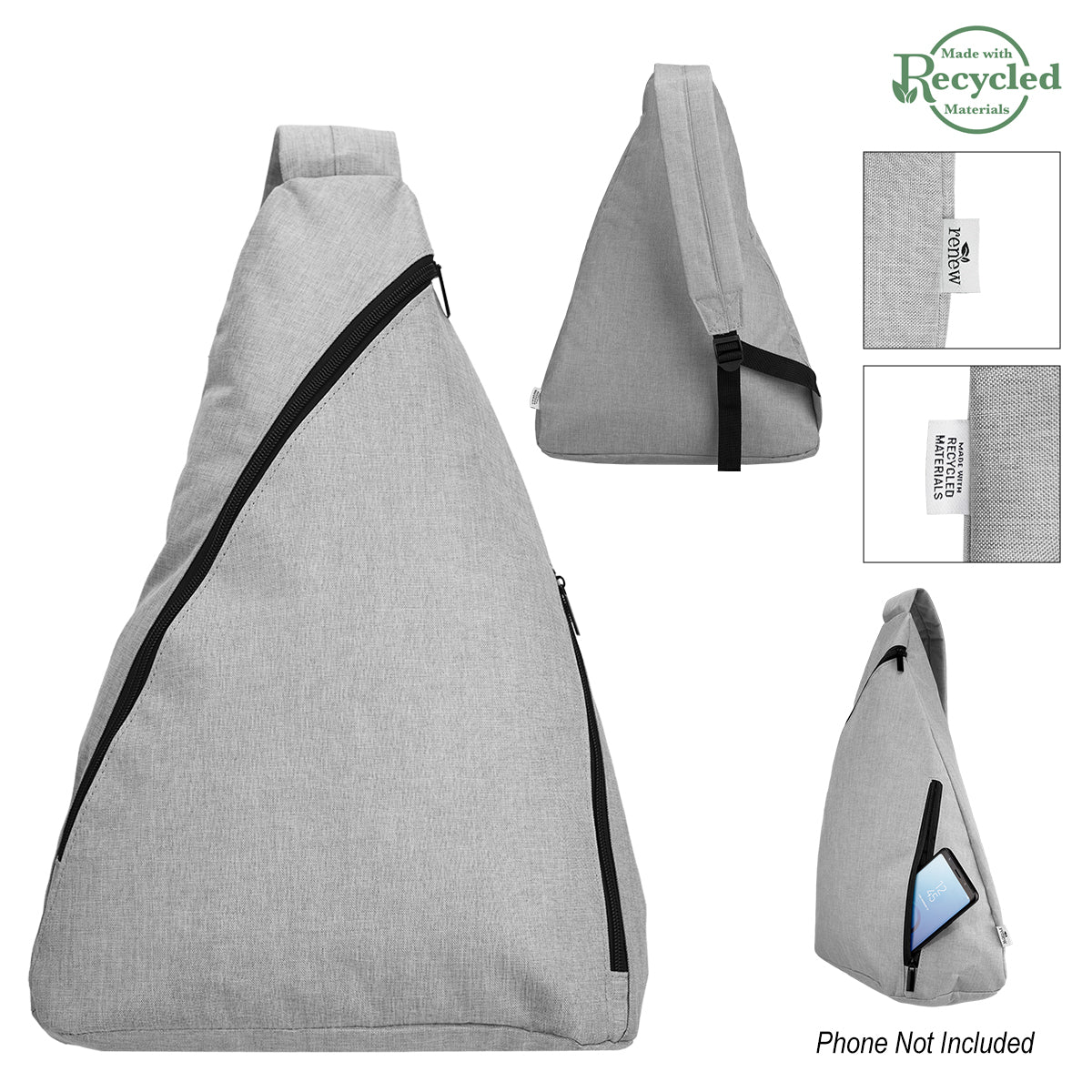 Habitat rPET Heathered Sling Bag