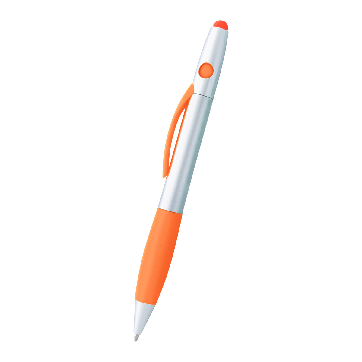Astro Highlighter Stylus Pen - Silver With Orange
