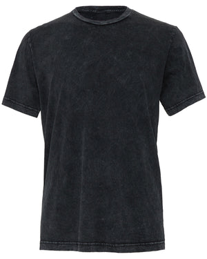 BELLA + CANVAS Unisex Poly-Cotton Short-Sleeve T-Shirt - Black Mineral Wash