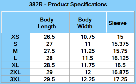 Threadfast Unisex Impact Raglan T-Shirt - Specs