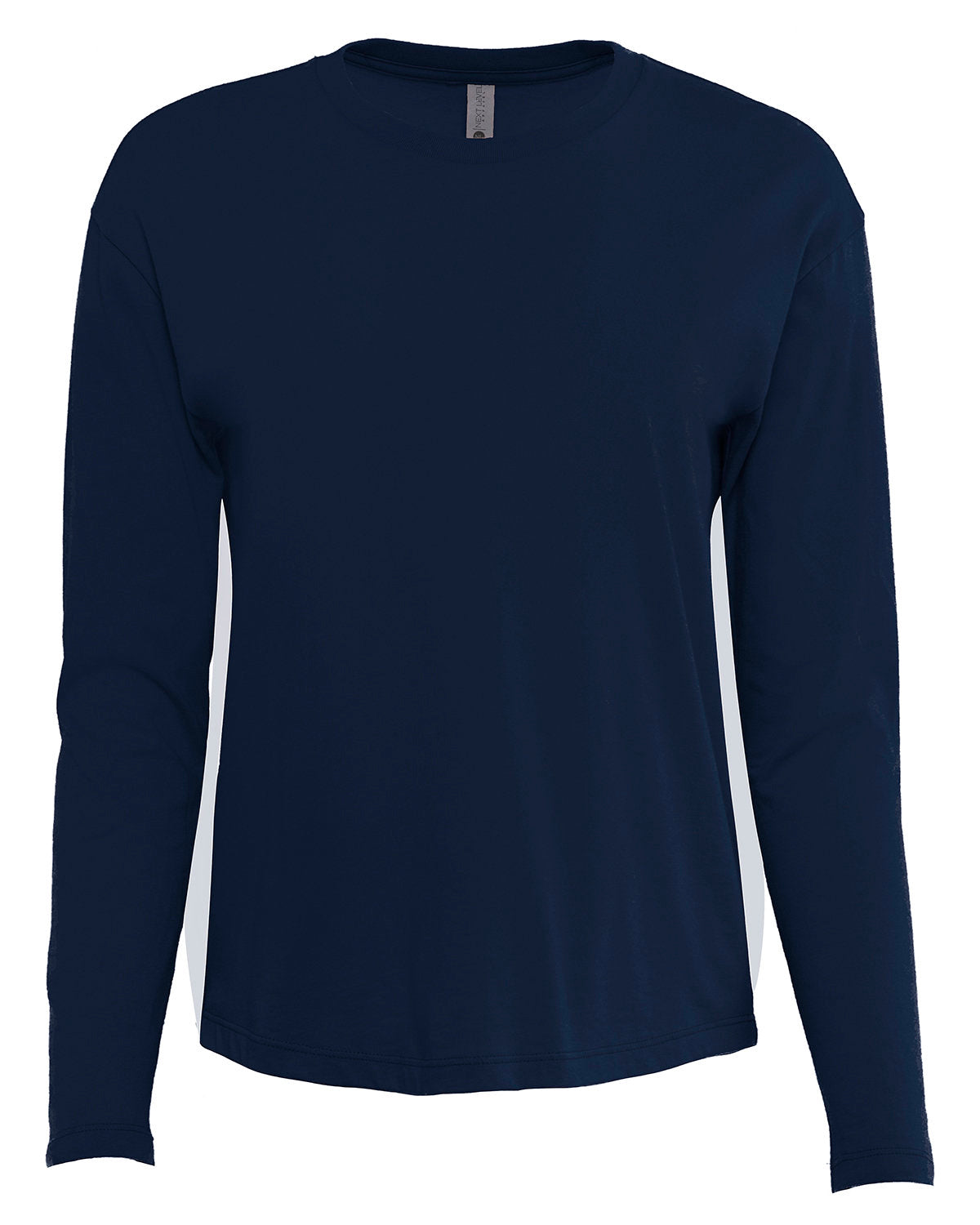 Next Level Apparel Ladies' Relaxed Long Sleeve T-Shirt - Midnight Navy