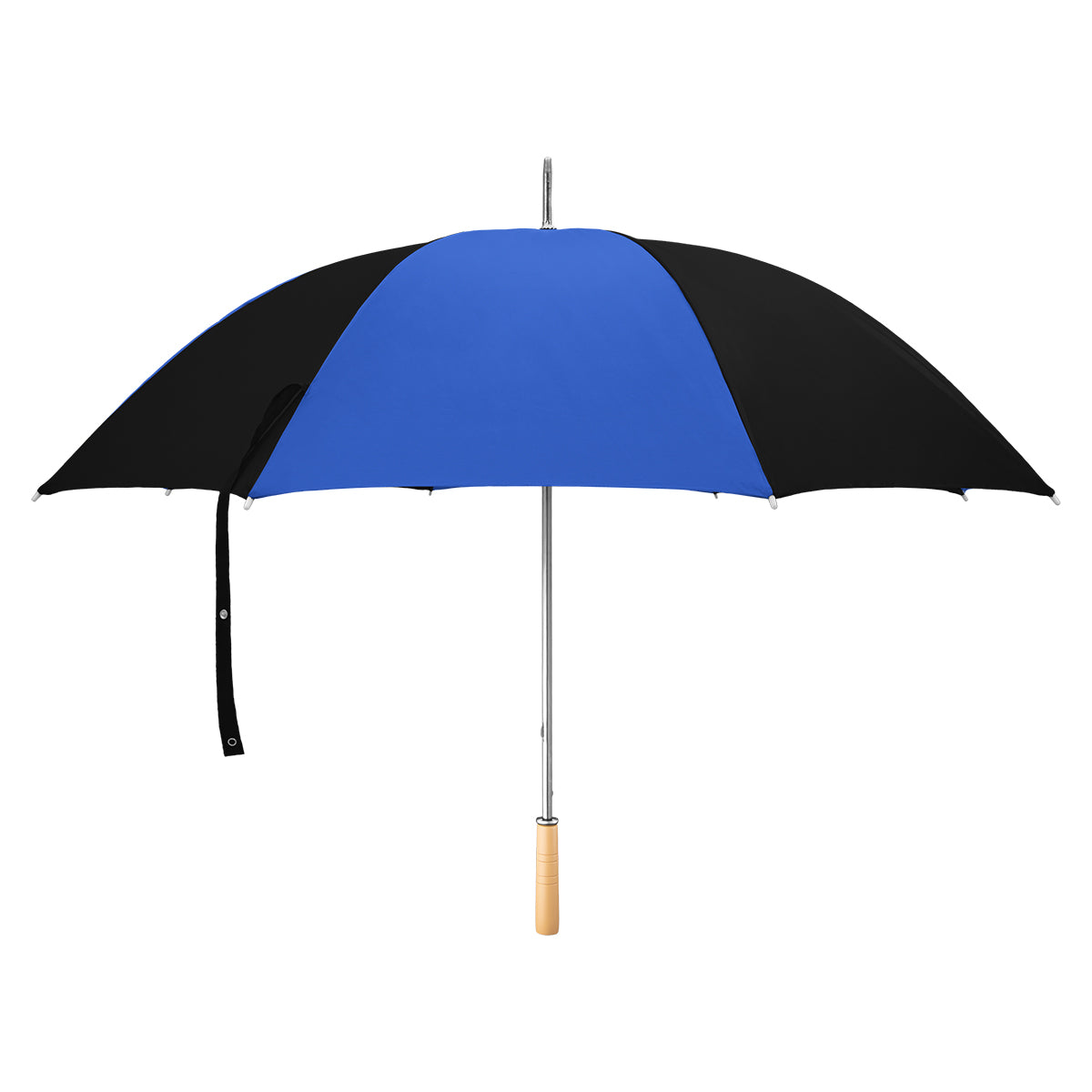 60" Arc Golf Umbrella - Royal Blue With Black
