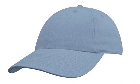 6 Panel BHC Childs Baseball Cap - Custom Embroidered - Light Blue