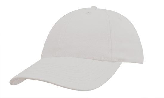 6 Panel BHC Childs Baseball Cap - Custom Embroidered - White
