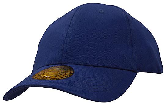 6 Panel BHC-Spandex Dream Fit Cap - Custom Embroidered - Royal