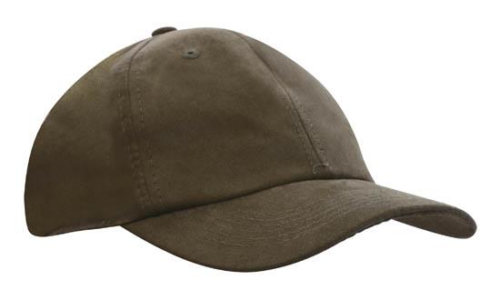 6 Panel Semi-Structured Tactel Cap - Custom Embroidered - Green