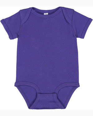 Rabbit Skins Infant Baby Rib Bodysuit - Purple