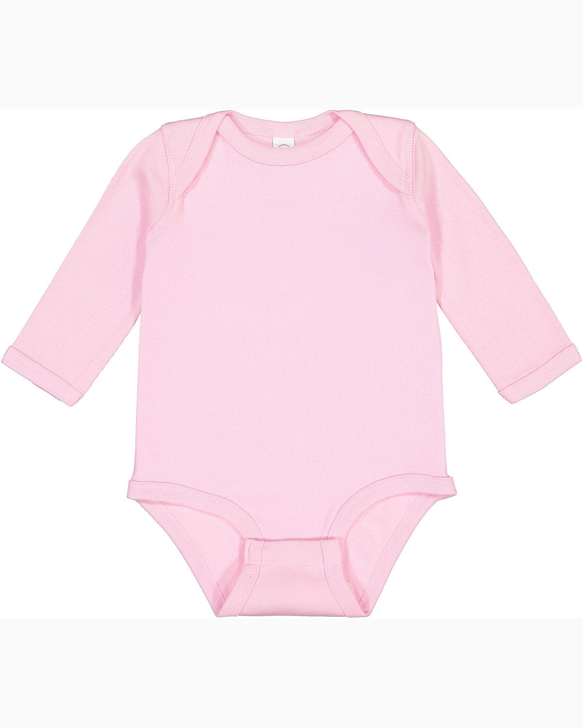 Rabbit Skins Infant Long-Sleeve Bodysuit - Pink