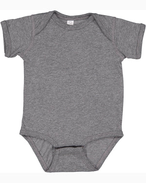 Rabbit Skins Infant Fine Jersey Bodysuit - Granite Heather