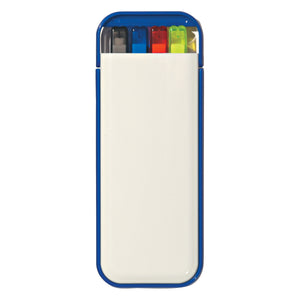 4-In-1 Writing Set - White With Blue