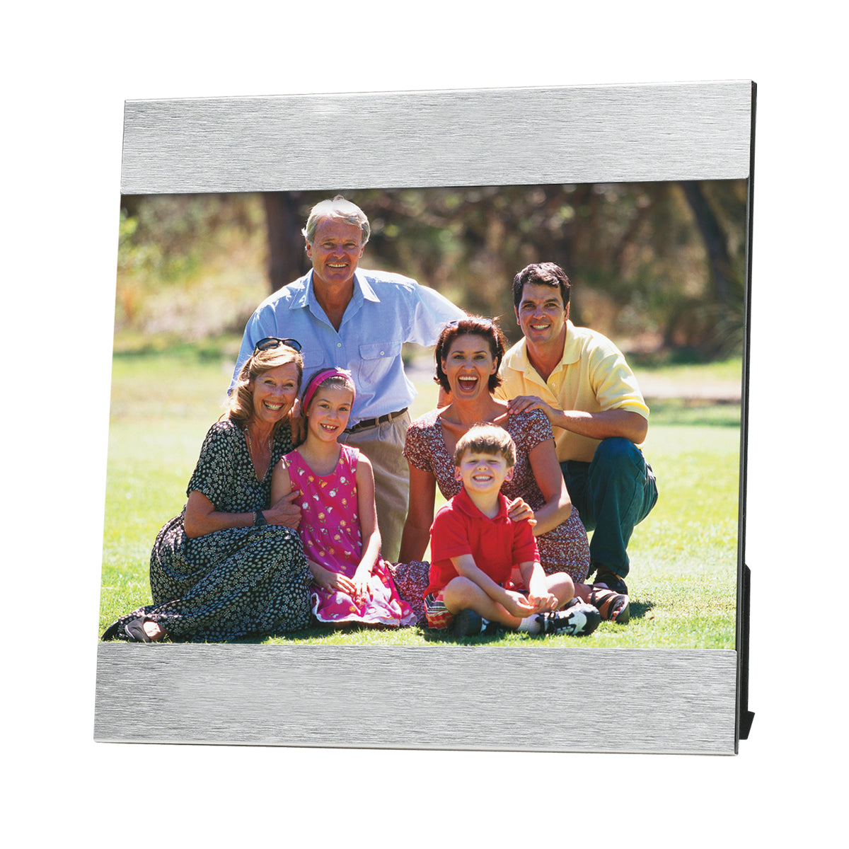 4" x 6" Èlan Photo Frame - Silver