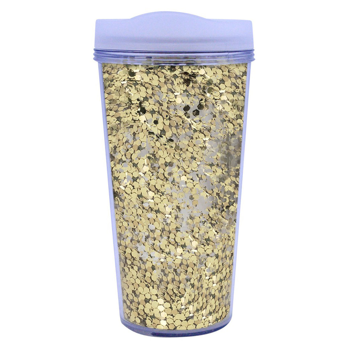 17 Oz. Glamour Glitter Tumbler - Gold