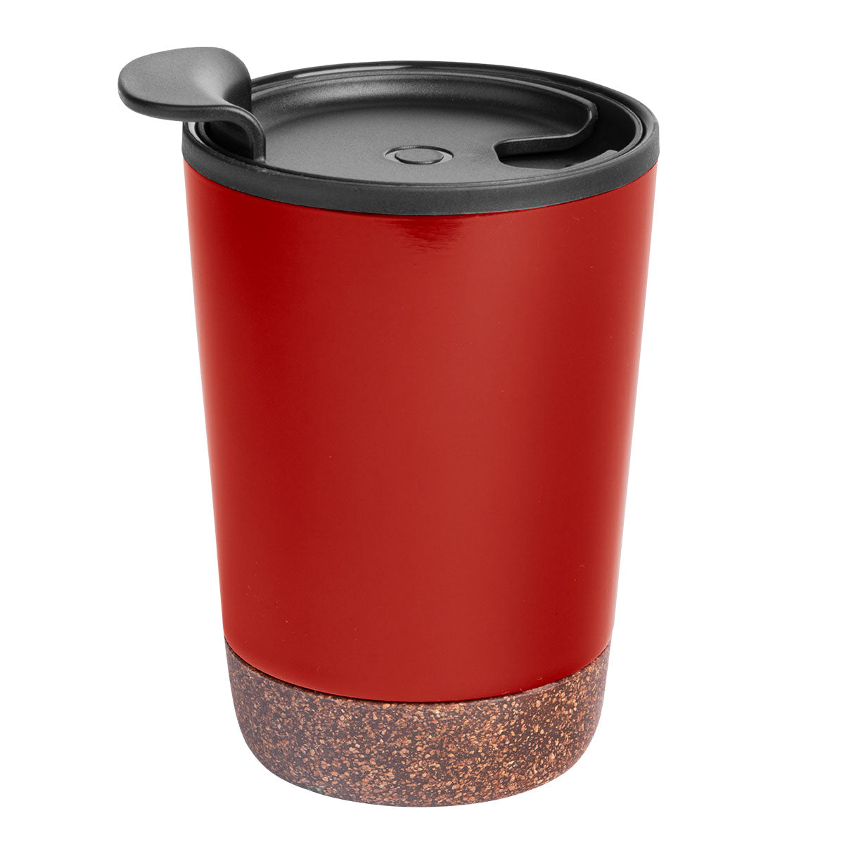 10Oz. Zoe Tumbler With Cork Base - Red
