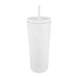 24 Oz. Brooklyn Stainless Steel Tumbler - White