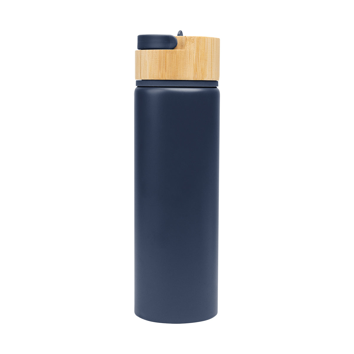27 Oz. Ellis Bottle With Bamboo Lid - Navy Blue