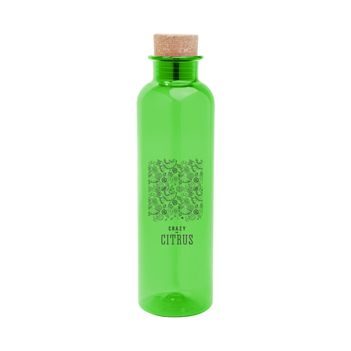 22 Oz. Maddie rPET Bottle With Cork Lid
