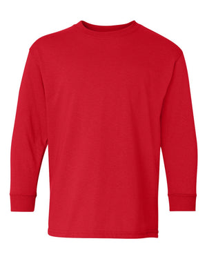 Gildan Youth Heavy Cotton™ Long-Sleeve T-Shirt - Red