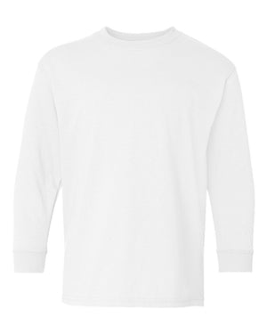Gildan Youth Heavy Cotton™ Long-Sleeve T-Shirt - White