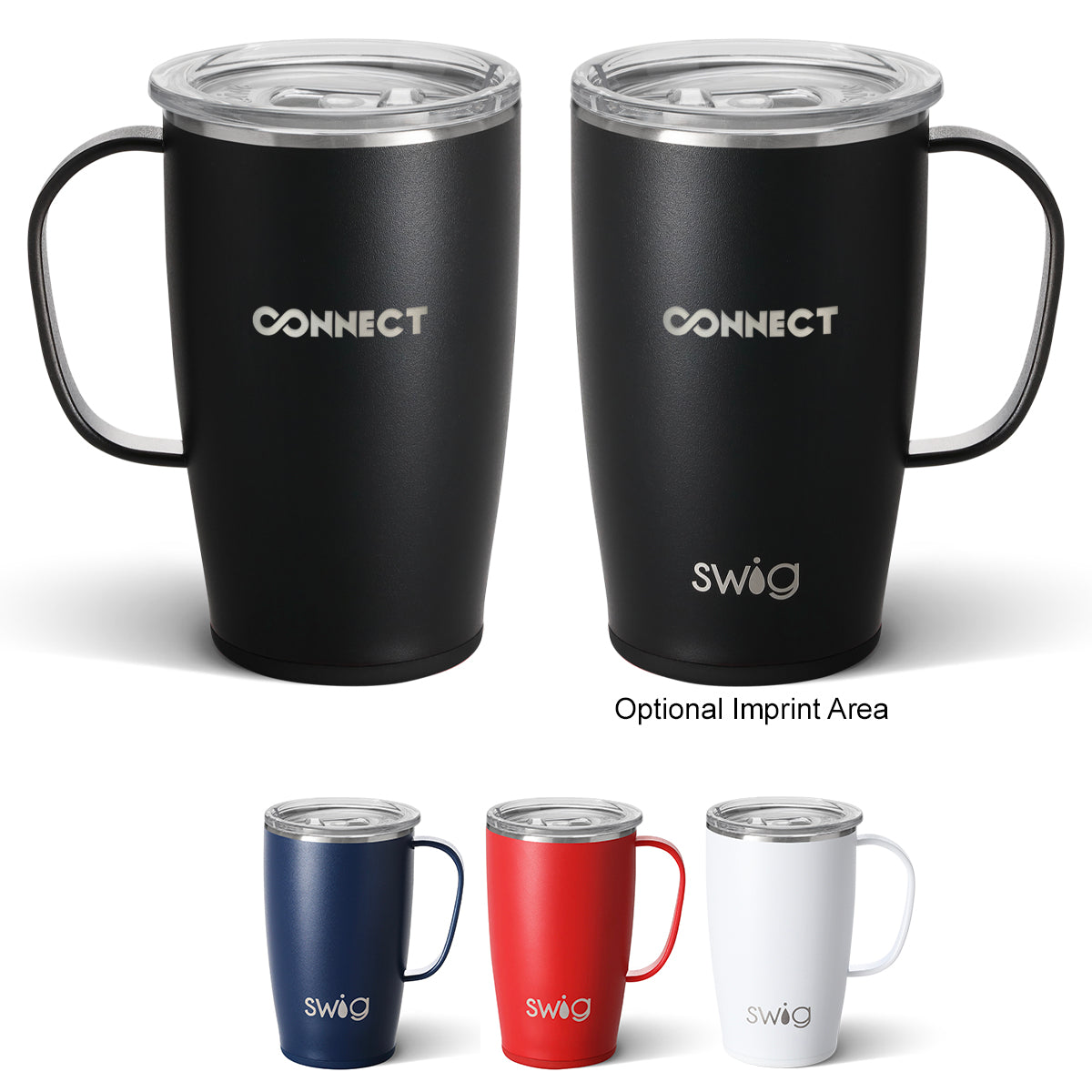 18 Oz. Swig Life Stainless Steel Travel Tumbler
