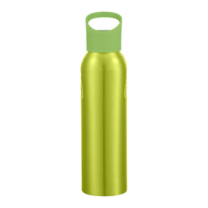 20 Oz. Aluminum Sports Bottle - Green With Green