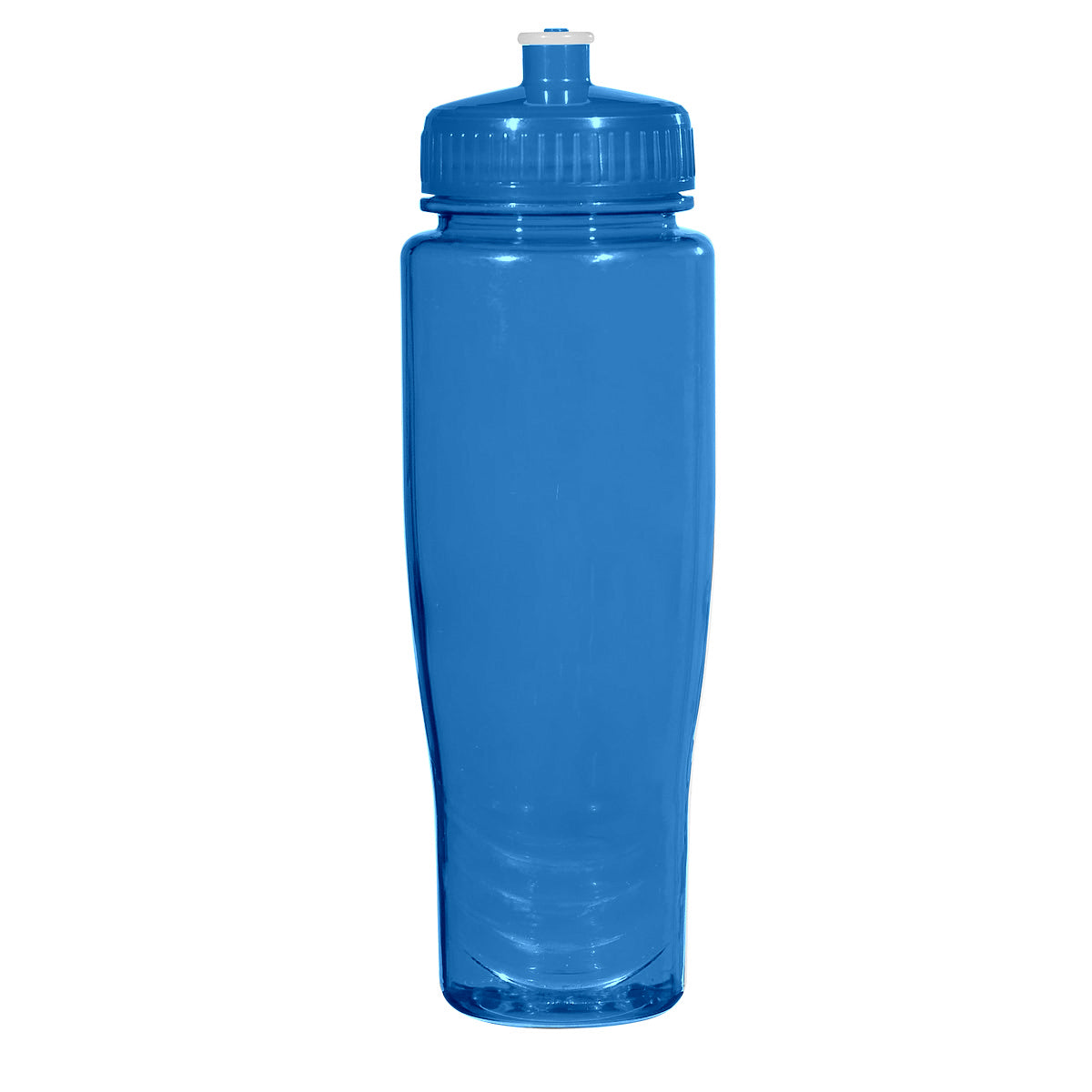 28 Oz. Poly-Clean™ Plastic Bottle - Translucent Blue