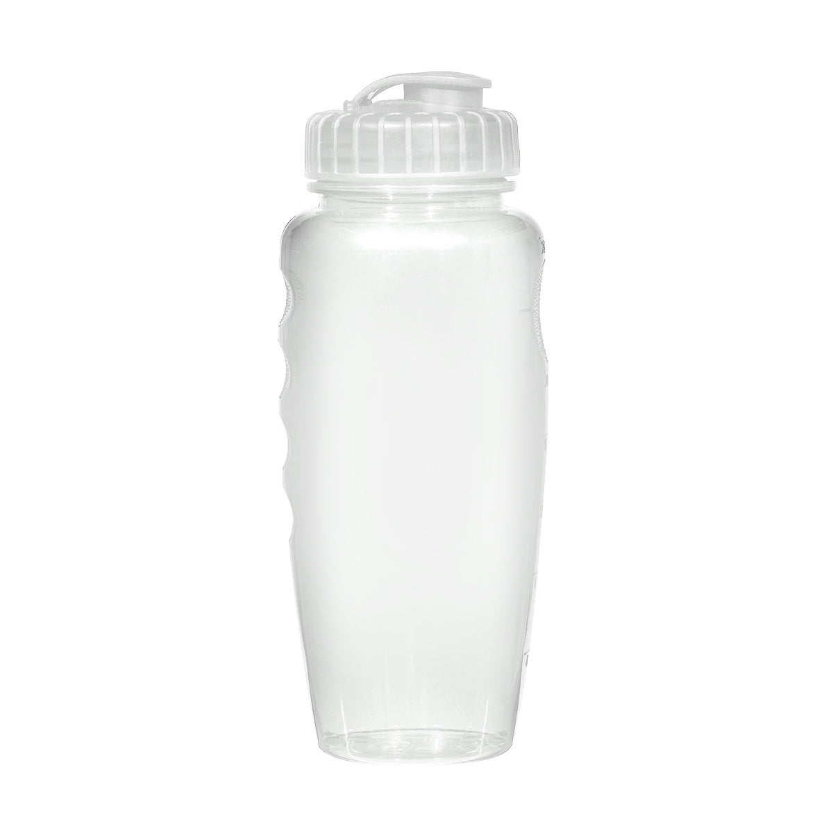 30 Oz. Poly-Clear™ Gripper Bottle - Translucent Clear