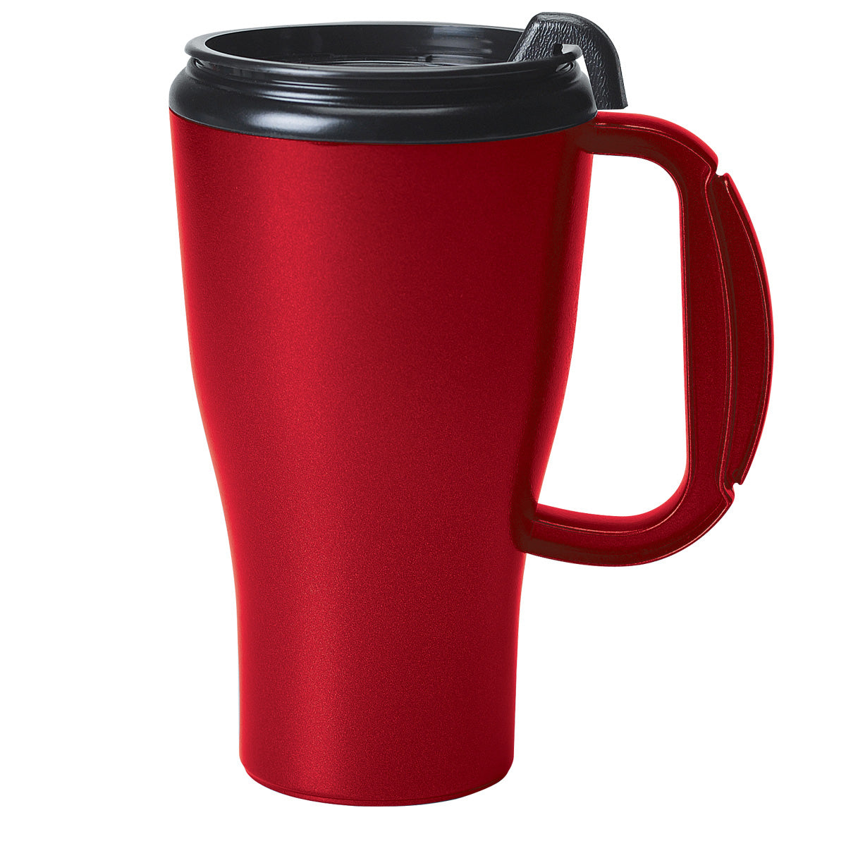 16 oz Omega Mug with Slider Lid - Metallic Red