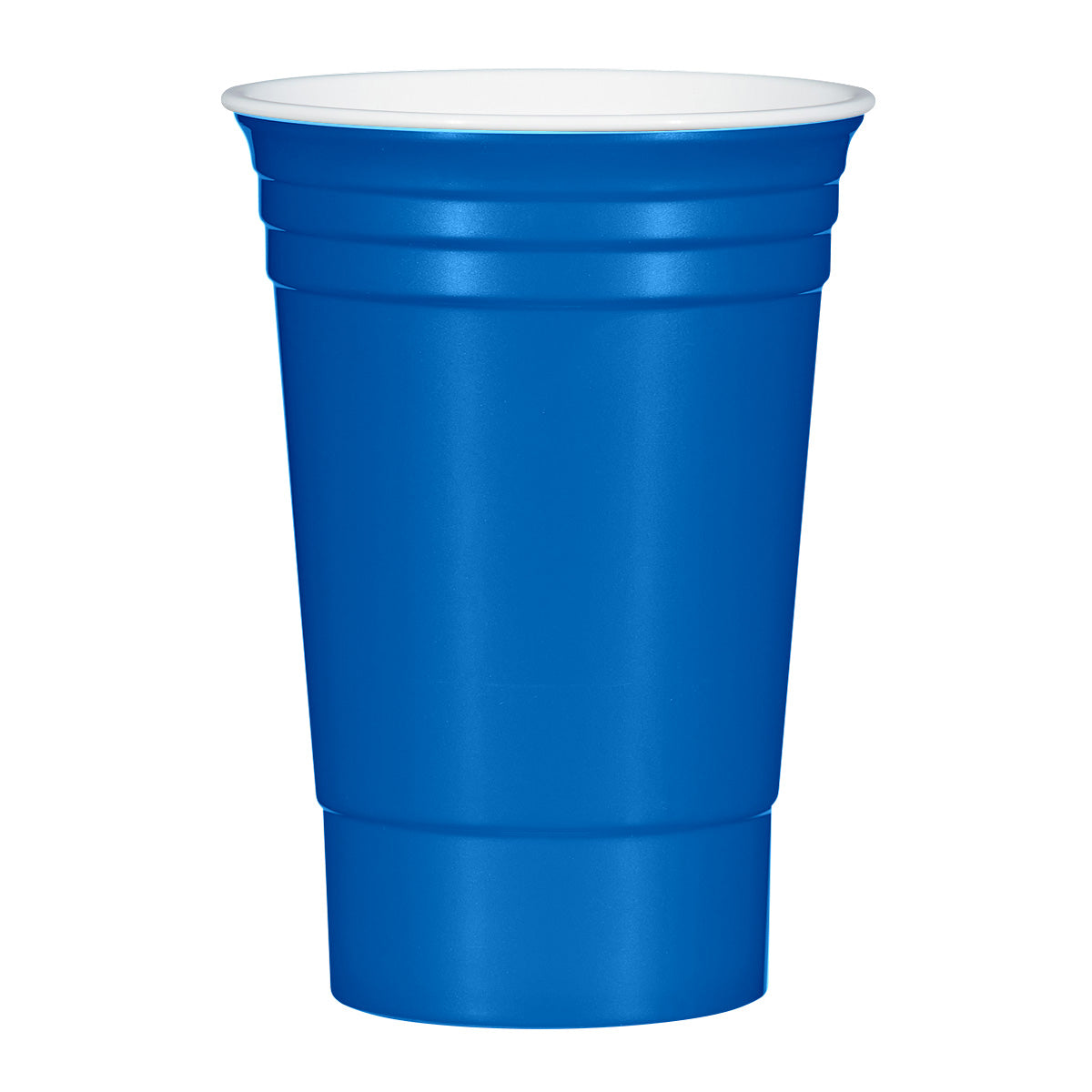 The Cup™ - Metallic Blue With White