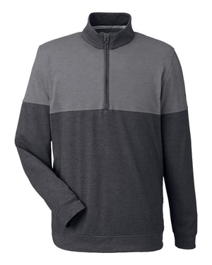 Puma Golf Men's Cloudspun Warm Up Quarter-Zip - Puma Black/ Quiet Shade