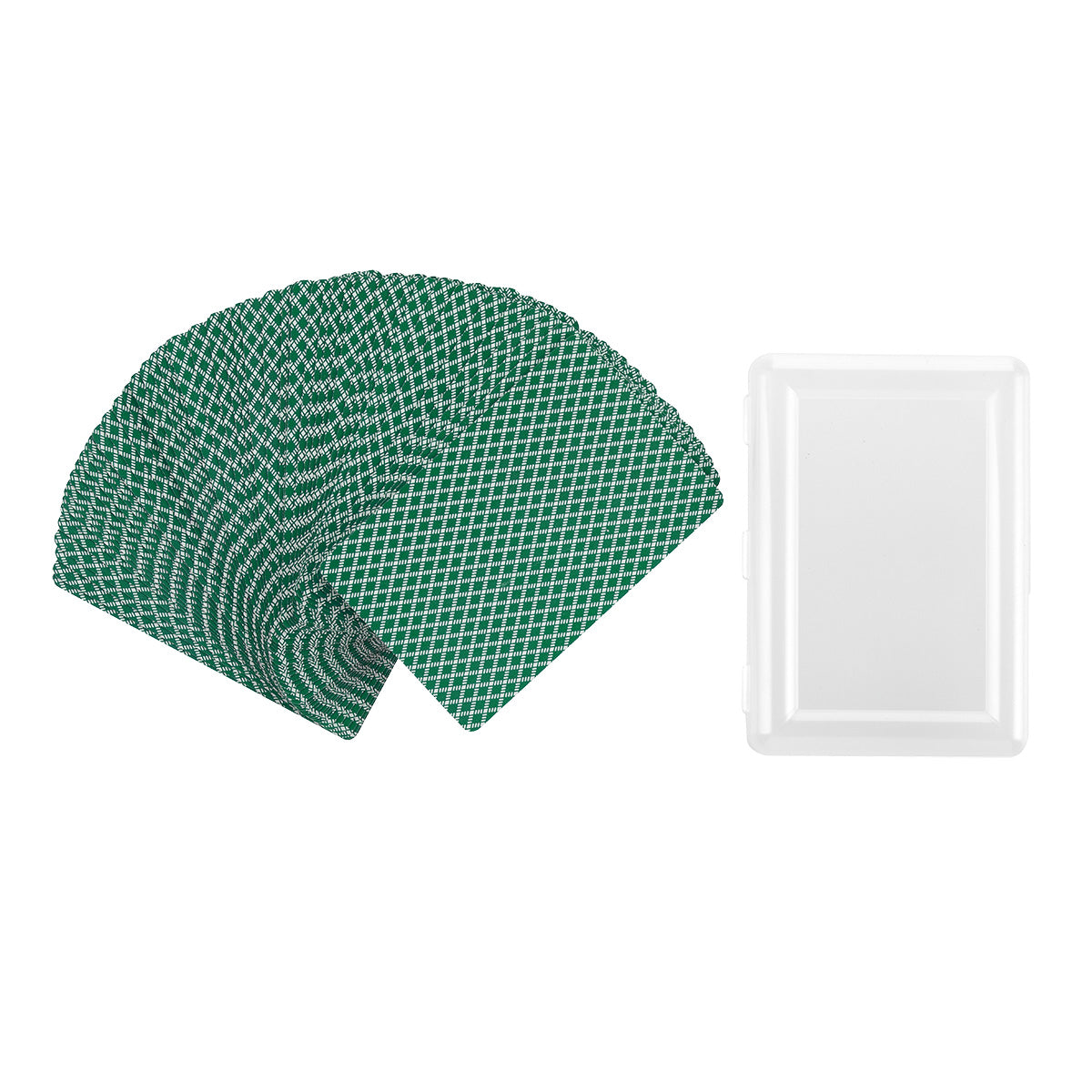 Playing Cards In Case - Green
