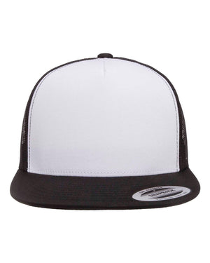 YP Classics Adult Classic Trucker Cap - Black/ White/ Black
